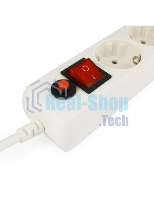 Сетевой фильтр Гарнизон 5 р, 10А, 2xUSB, 1.8 м, ур.защиты 4, белый, пакет