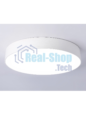 Потолочный светодиодный светильник Ambrella light FV5532 WH белый LED 60W 4200K D500*58 (Без ПДУ)
