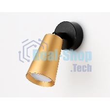 Светильник Ambrella light TA13135 BK/GD черный/золото GU10 max 12W D60*L95*H90