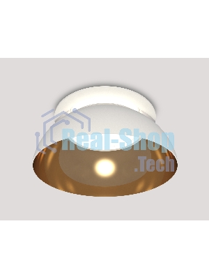 Комплект встраиваемого светильника Ambrella light XC8050101 SWH/PYG/CL белый песок/золото желтое полированное/прозрачный GX53 (C8050, N8144)