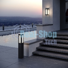 1529 TECHNO LED / Светильник садово-парковый чёрный