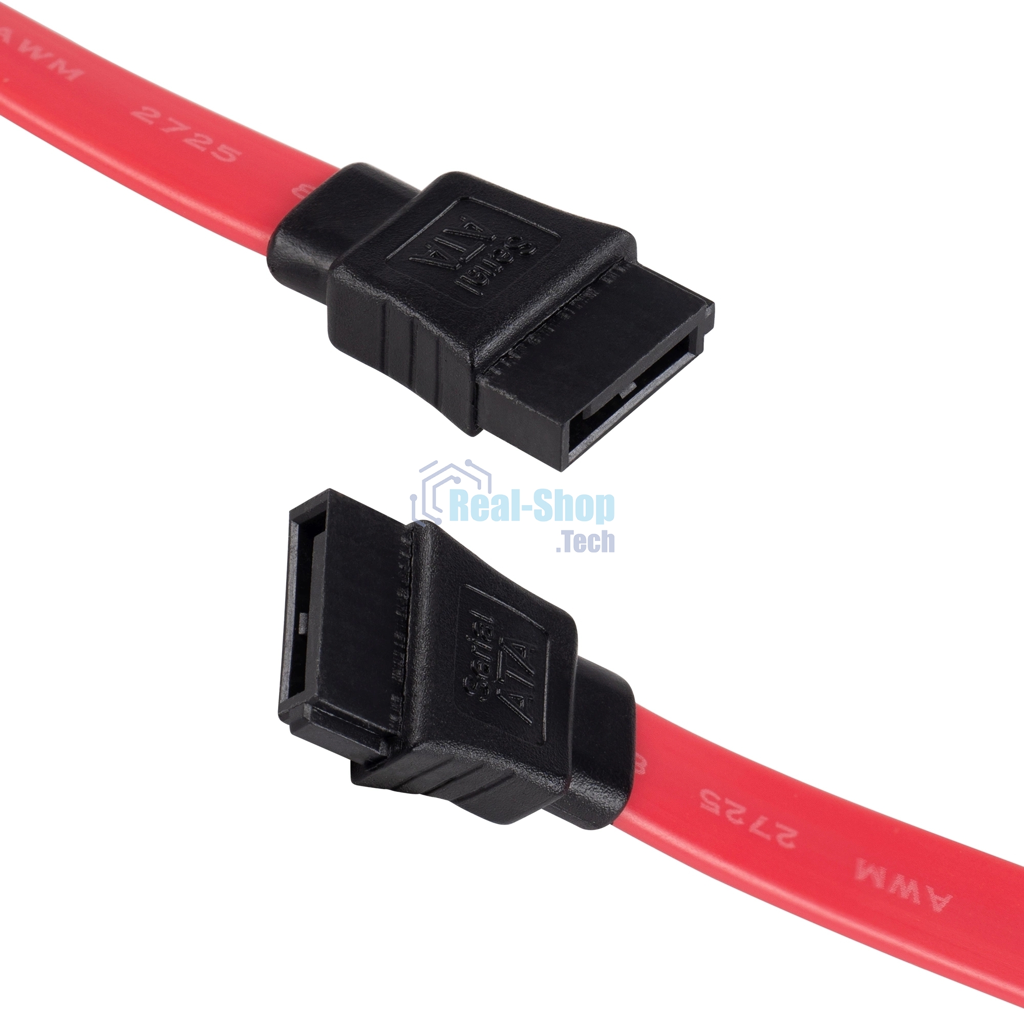 Кабель Buro SATA SATA 0.5м (BU-SATA-SATA0.5M) красный