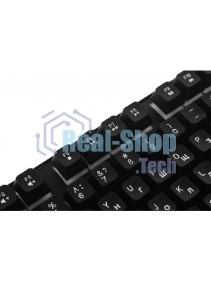 Клавиатура проводная Defender Arx GK-196L RU, USB, черный