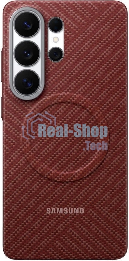 Чехол-накладка Carbon Magnet Case Samsung S26 Ultra(S948) (EF-KS948SREGRU) Coralred
