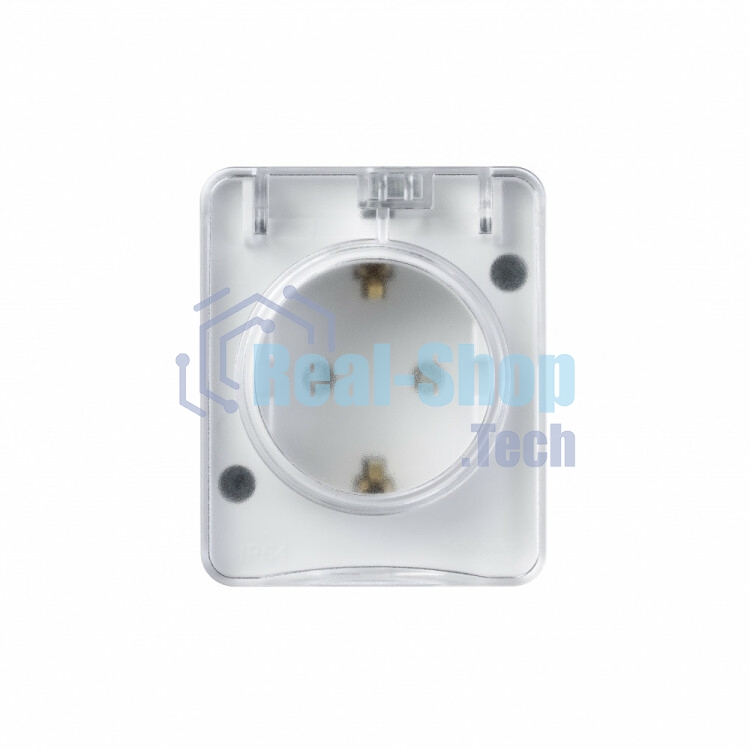 Розетка 1-м ОП AtlasDesign Profi54 16А IP54 250В с заземл. защ. шторки белый SchE ATN540145