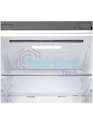 Холодильник LG GC-B459ANMW серебристый двухкамерный 234/110л морозилка снизу, No Frost