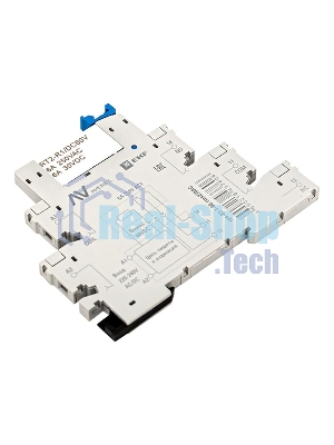 Реле промежуточное РП slim 23/1 6А 230В AC с розеткой в сборе EKF rps-23-1-60-rms230AC