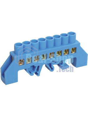 Шина нулевая IEK YNN10-812-8DP-K07 в комб DIN-изол 