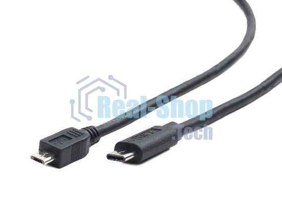 Кабель Cablexpert CCP-USB2-mBMCM-6 USB2.0 microBM/USB3.1TypeC, 1.8м, 