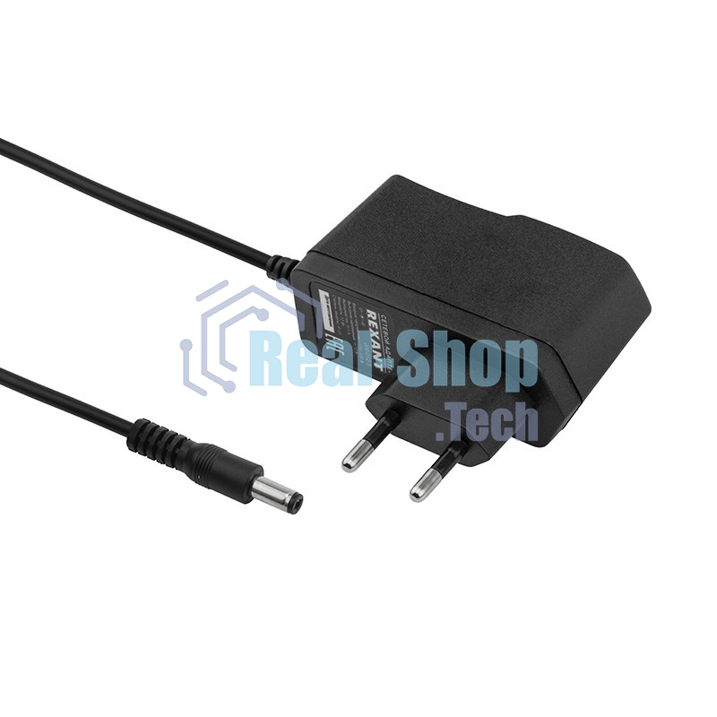 Источник питания Rexant 110-220 V AC/12 V DC 1 А 12 W с DC разъемом подключения 5.5х2.1, без влагозащиты (IP23)