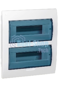 Бокс ЩРВ-П-24модуля встраиваемый пластик IP41 MKP12-V-24-40-10 IEK