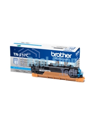 Картридж лазерный Brother TN217C голубой для MFC-L3770CDW, DCP-L3550CDW, HL-L3230CDW 2300 стр