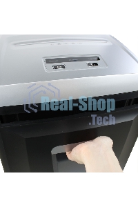 Шредер ГЕЛЕОС УП21-7, DIN P-7 (7 ур-нь секр.), фрагмент 0,8х2мм, 6-7 лист (70г/м2), CD/пл.карты, 23 литра