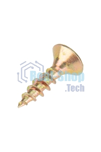 Саморез универсальный Kranz 4х16, желтый цинк, пакет (1000 шт/уп)