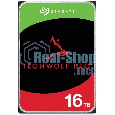 Жесткий диск Seagate SATA-III 16Tb ST16000NT001 NAS Ironwolf Pro 512E (7200rpm) 256Mb 3.5