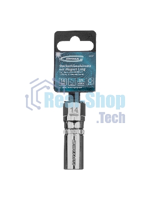 Головка торцевая свечная Gross магнитная,12-гранная, 14 мм, под квадрат 1/2