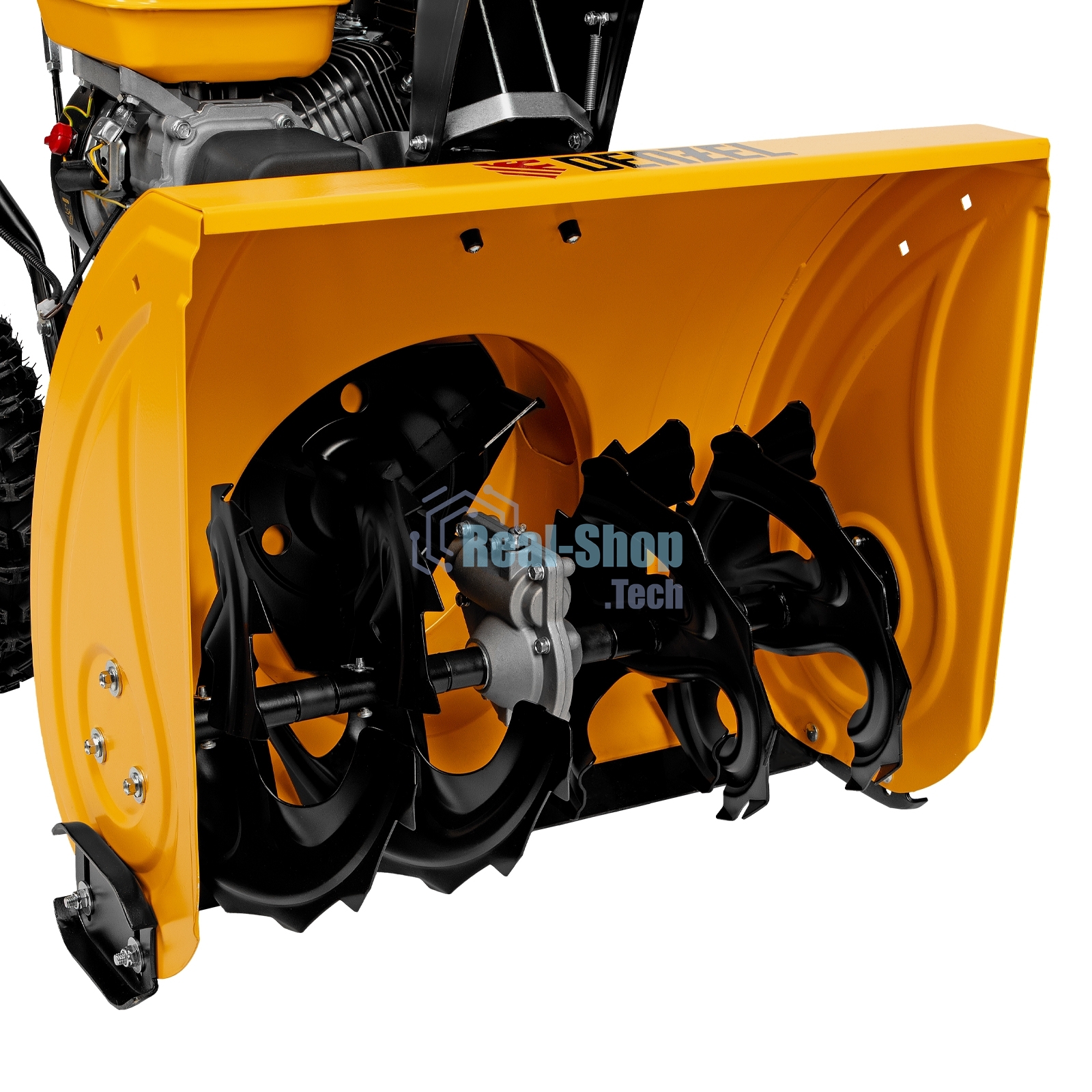 Бензиновая снегоуборочная машина Denzel SBM 610, 212cc, ручной старт, фара