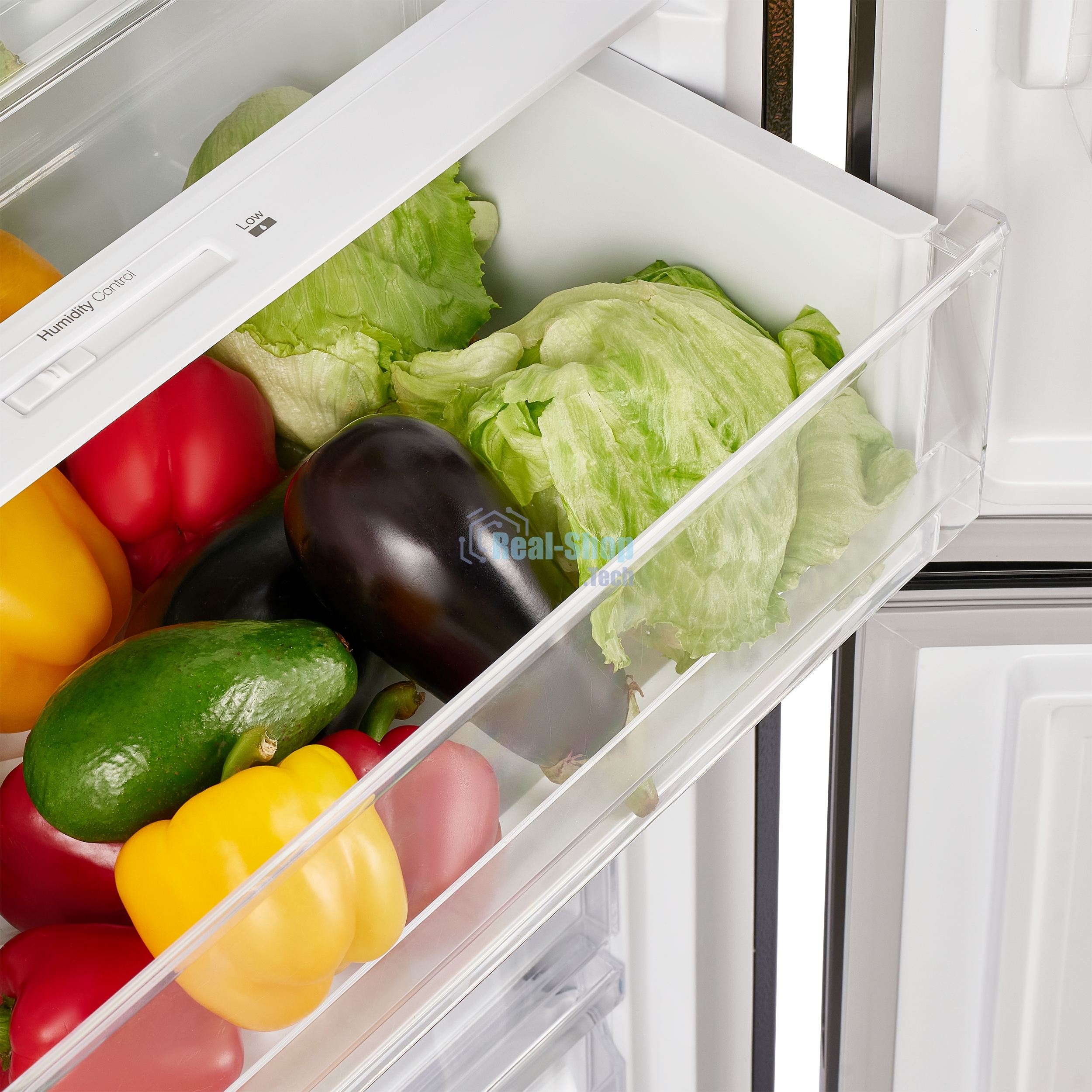 Холодильник Maunfeld MFF200NFSB10 Inverter черный двухкамерный 271/106 л морозилка снизу, NoFrost