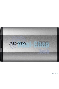 Внешний SSD ADATA SD810, 4TB, USB 3.2 Gen 2x2 Type-C, R/W 2000/2000, серебристый