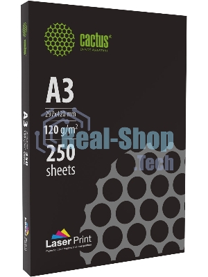 Бумага Cactus CS-LPA3120250 A3/120г/м2/250л./белый для лазерной печати