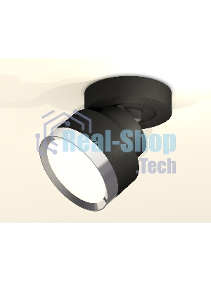 Светильник Ambrella Light XM8102003 SBK/PSL черный песок/серебро полированное GX53 (A2229, A2106, C8102, N8118)
