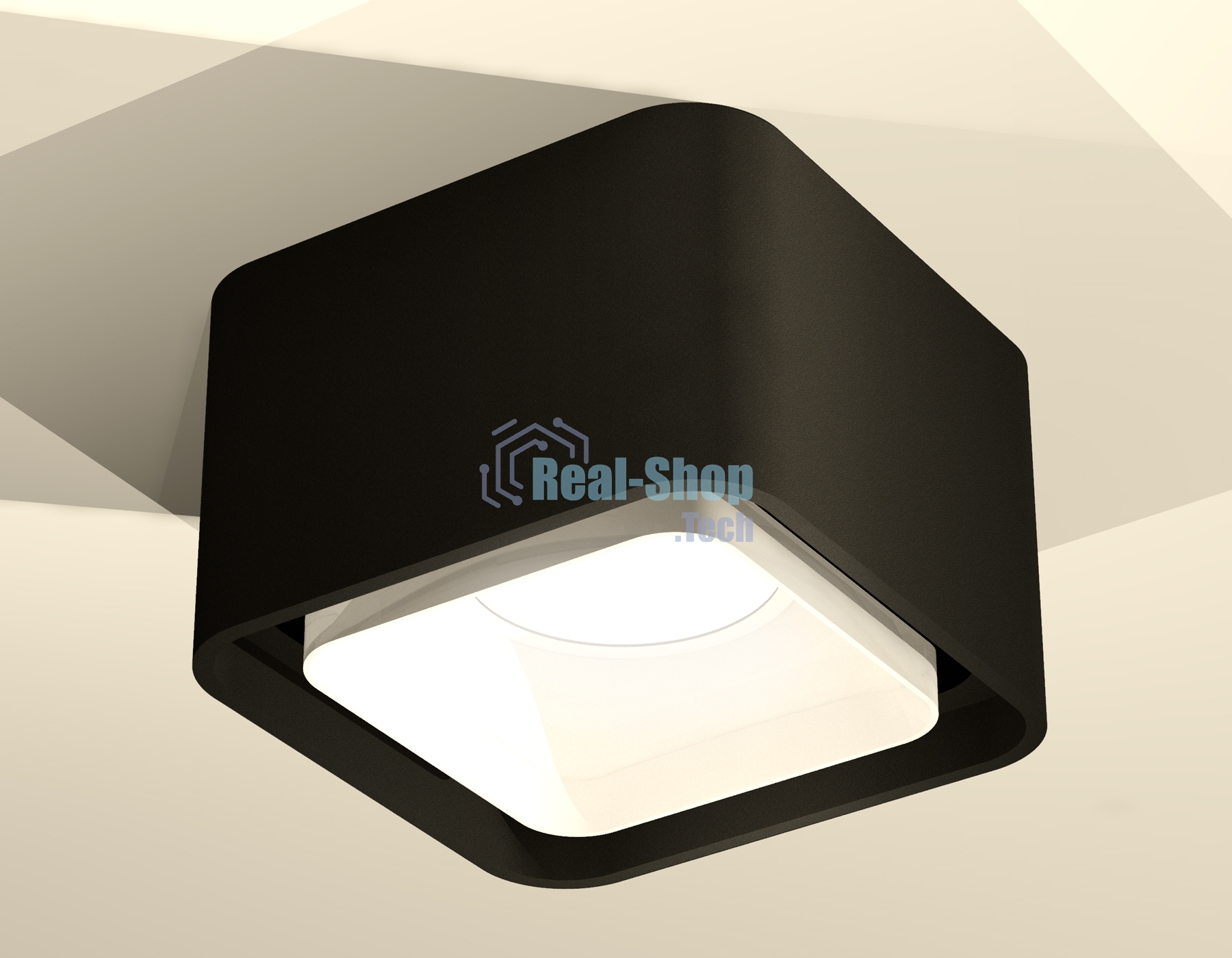 Светильник Ambrella Light XS7833021 SBK/FR черный песок/белый матовый MR16 GU5.3 (C7833, N7755)