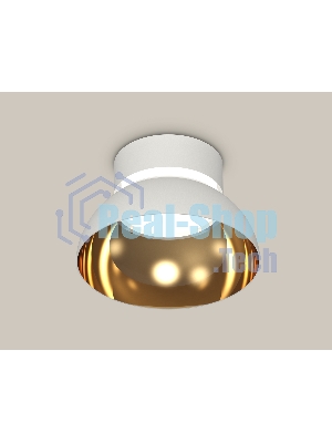 Светильник Ambrella Light XS8101036 SWH/PYG/CL белый песок/золото желтое полированное/прозрачный GX53 (C8101, N8144)