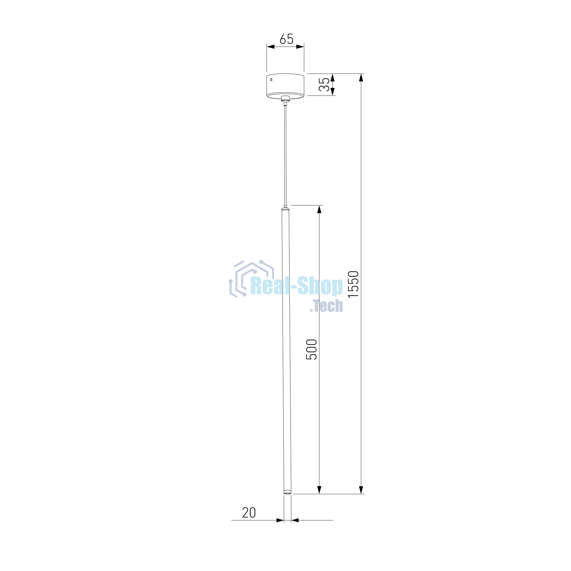 50263 LED 4W 4000К / подвесной светильник / белый