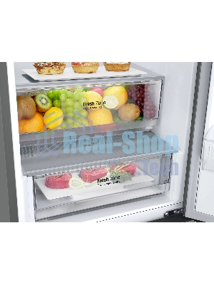 Холодильник LG GC-B509ANMW 2-хкамерн. серый инвертер