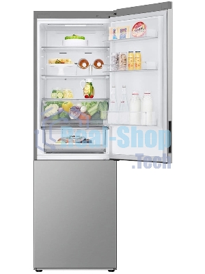 Холодильник LG GC-B459ANMW серебристый двухкамерный 234/110л морозилка снизу, No Frost