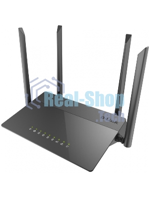 Маршрутизатор беспроводной D-Link DIR-841/RU/A1B, Wireless AC1200 Dual-Band Router with 1 10/100/1000Base-T WAN port and 410/100Base-TX LAN ports.802.11b/g/n compatible, 802.11AC up to 866Mbps,1 10/100/1000Base-T WAN port, 4