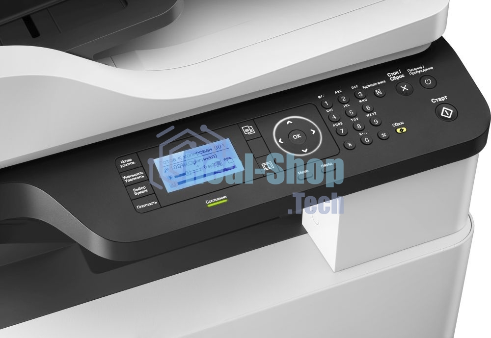 МФУ лазерное HP LaserJet MFP M443nda (8AF72A), A3, ч/б, печ. до 25 стр/мин. (А4) до 13 стр/мин. (А3), скан. до 21 стр/мин., 1200 x 1200 dpi (печать) 600x600dpi (скан.), USB, RJ-45