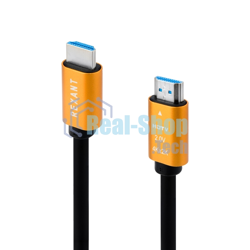 Кабель Rexant HDMI - HDMI 2.0 длина 1 метр GOLD