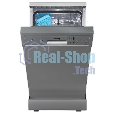 Посудомоечная машина Korting KDF 45240 S / Отдельност., 45 см, А++/A/A, электронное управление, 6 программ: нормальная, ЭКО, стекло, интенсив, 90 мин, быстрая; 10 компл., LED индикаторы, активная сушка, таймер отложенного старта 3/6/9 часов, половинная за
