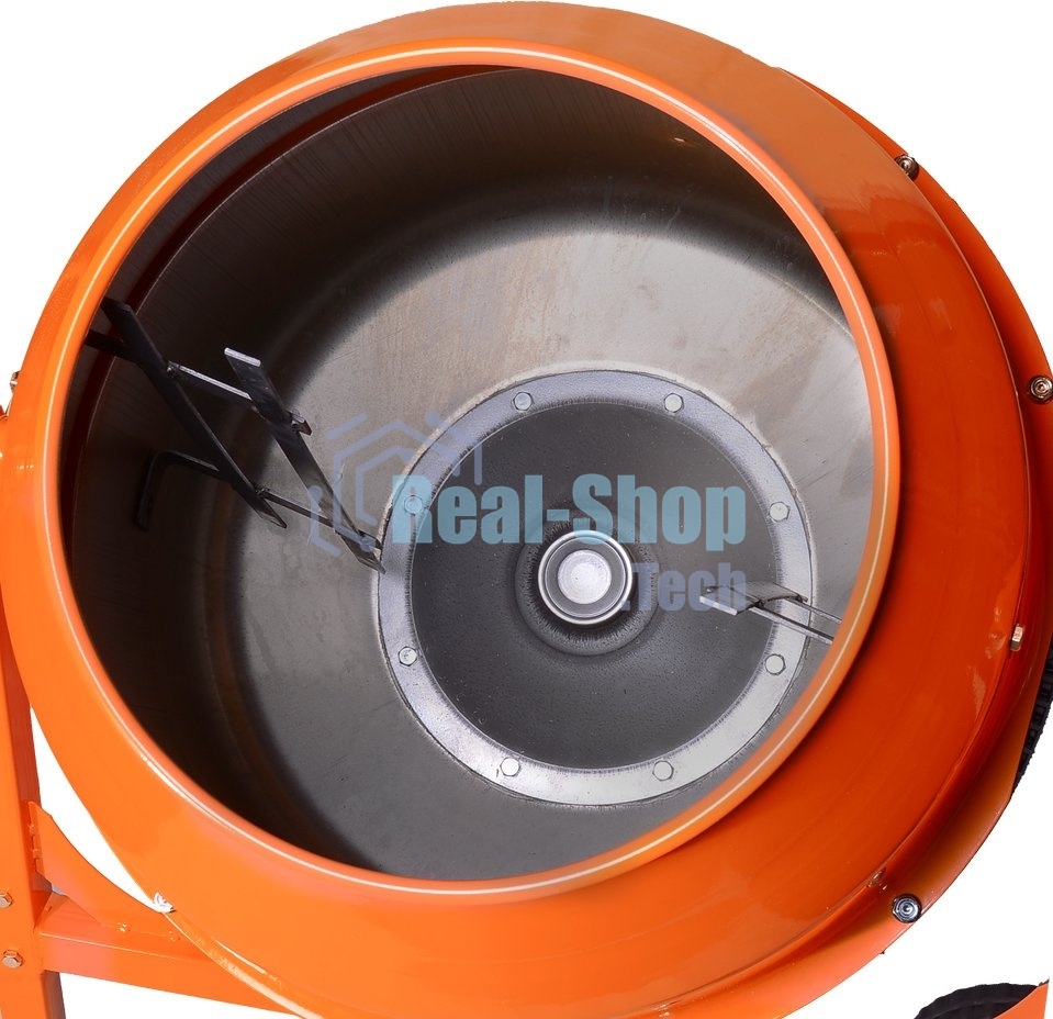 Бетономешалка Вихрь БМ-180П 800 Вт, 180 л, полиамидный венец, 32 об/мин