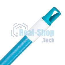 Щетка пластмассовая для подметания пола, 27 см, c черенком, 120 см, бирюз. щетина, Home Palisad