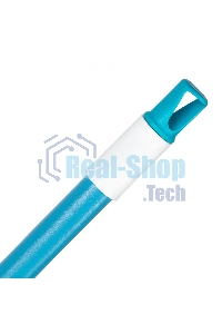 Щетка пластмассовая для подметания пола, 27 см, c черенком, 120 см, бирюз. щетина, Home Palisad