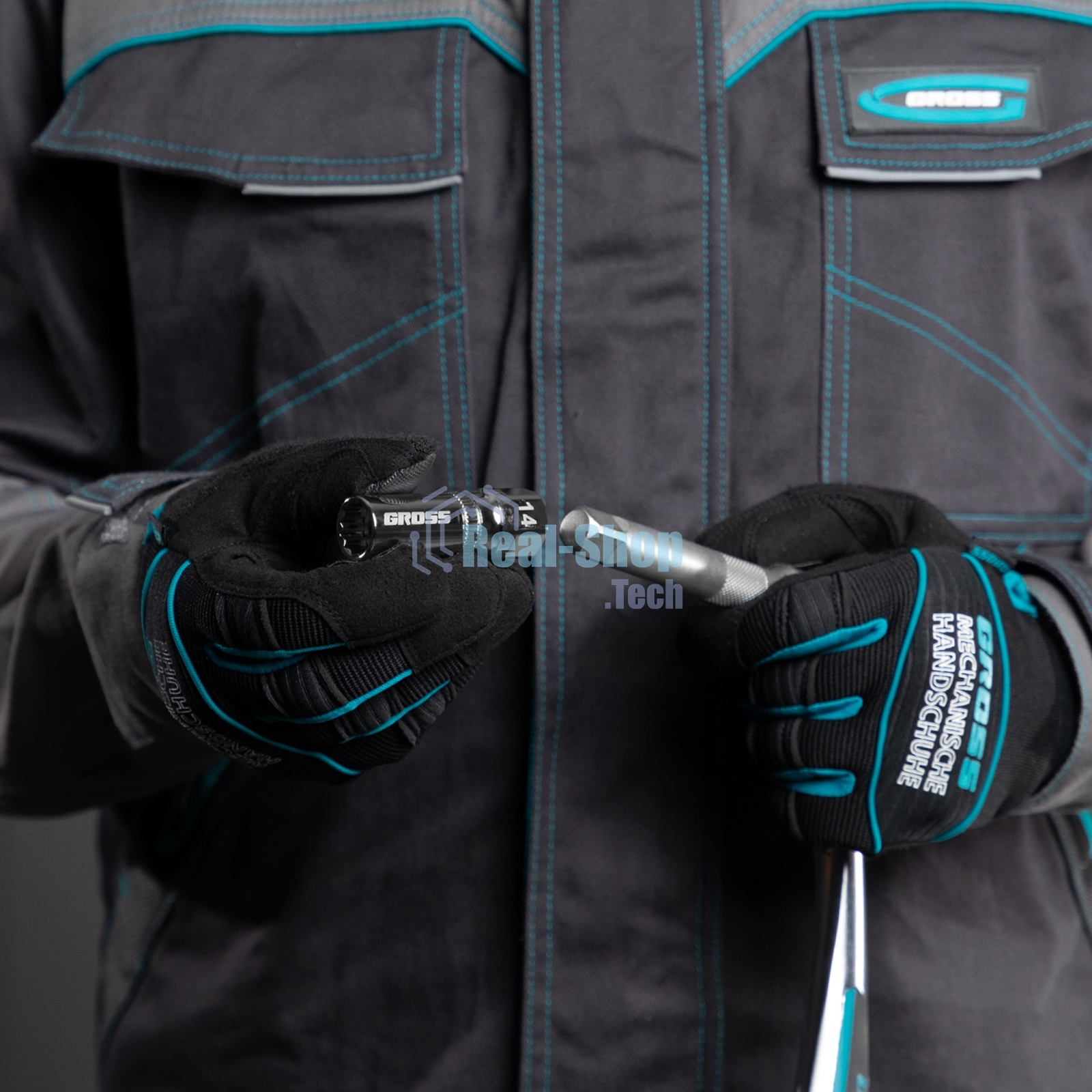 Головка торцевая свечная Gross магнитная,12-гранная, 14 мм, под квадрат 1/2