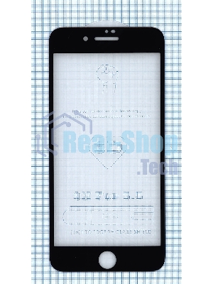 Защитное стекло 6D для Apple iPhone 7/8 Plus черный