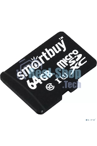 Флеш карта Micro SDHC 64Gb Smartbuy Class 10 UHS-1 (без адаптера)