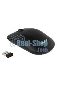 Мышь беспроводная Acer OMR130 черный, 1200 dpi, радиоканал, USB, кнопки - 3