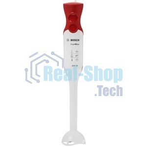 Блендер погружной Bosch MSM 64010 красный, 450 Вт, 2 скорости, турбо