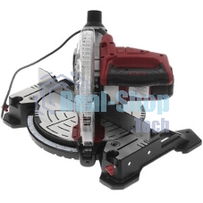 Торцовочная пила RD-MS255-1400. 220-240В/50Гц; 1800Вт; диск 250х30мм; 5000 об/мин; макс. пропил: 70х140мм; вес- 12,5кг.