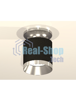 Светильник Ambrella Light XS7402082 SBK/PSL черный песок/серебро полированное MR16 GU5.3 (N7927, C7402, N7032)