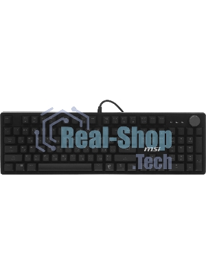 Клавиатура MSI Forge GK320 проводная, USB Type-A, чёрный