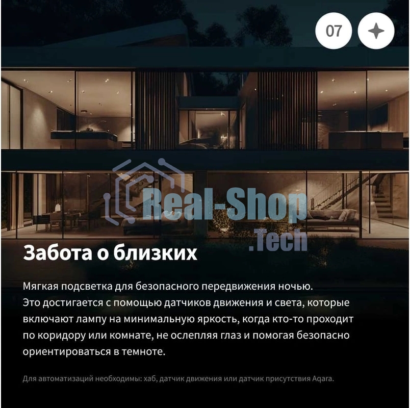 Умная лампа Aqara LB-L03D_mu GU10 4.9Вт 450lm