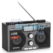 Радиоприемник портативный Сигнал БЗРП РП-306 черный USB SD