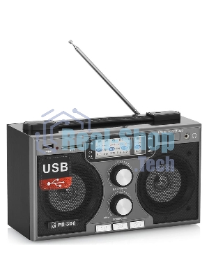 Радиоприемник портативный Сигнал БЗРП РП-306 черный USB SD