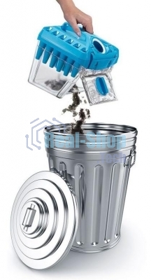 Пылесос Thomas DryBOX черный/синий, 300/1700Вт, уборка сухая, пылесборник контейнер 2.1 л