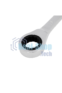 Ключ комбинированный трещоточный Rexant 17 мм, CrV, зеркальный хром